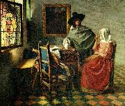 Jan Vermeer vinprovet USA oil painting artist